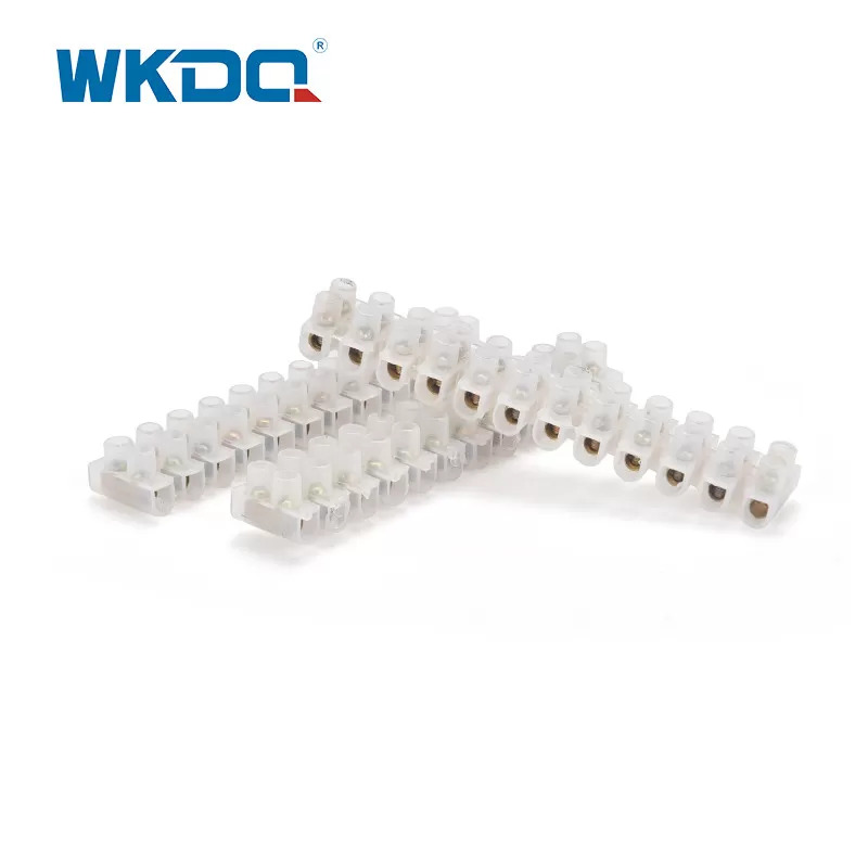 10 Amp Güç Kabloları için 12 P Plastik X3 PVC Vidalı Terminal Bloğu Şeritleri Choc Blok Kablo Marangoz