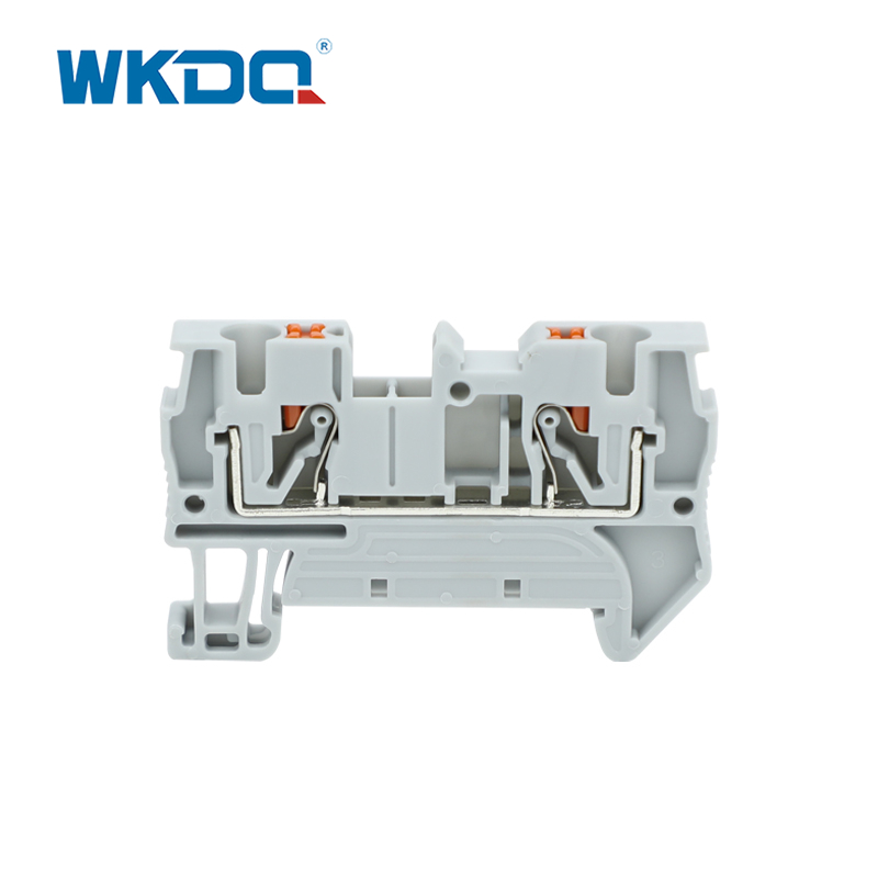 4mm2 Kablo Din Riyali Terminal Bloğunda İtmeli Anti İltihaplı 24 AWG