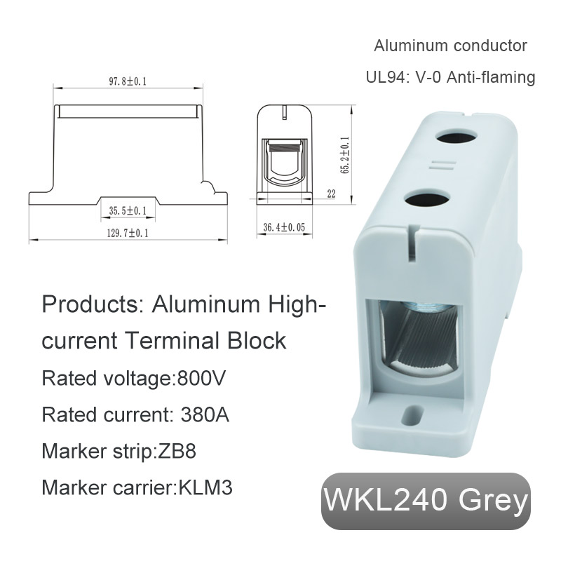 Alüminyum yüksek akım terminal bloğu