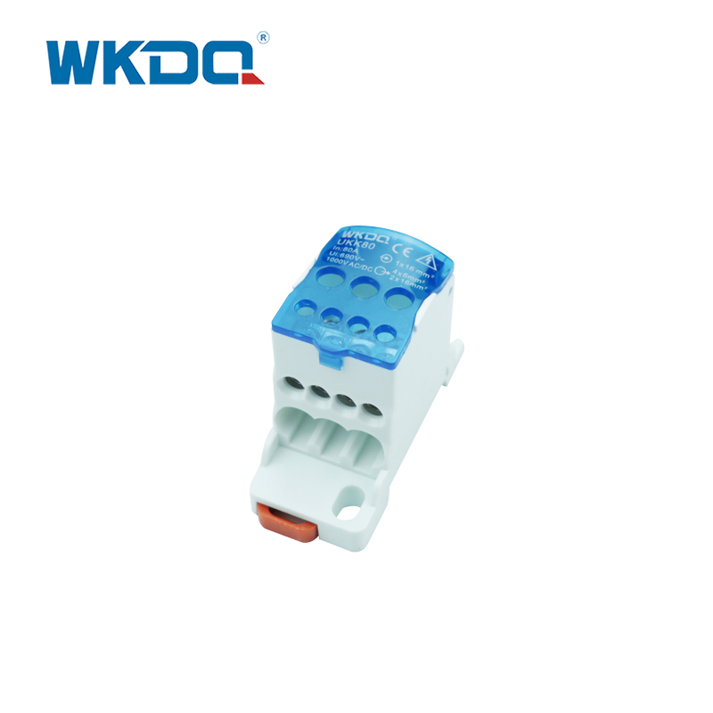 Elektrik Paneli için Dağıtım Güç Terminal Bloğu UKK 80A