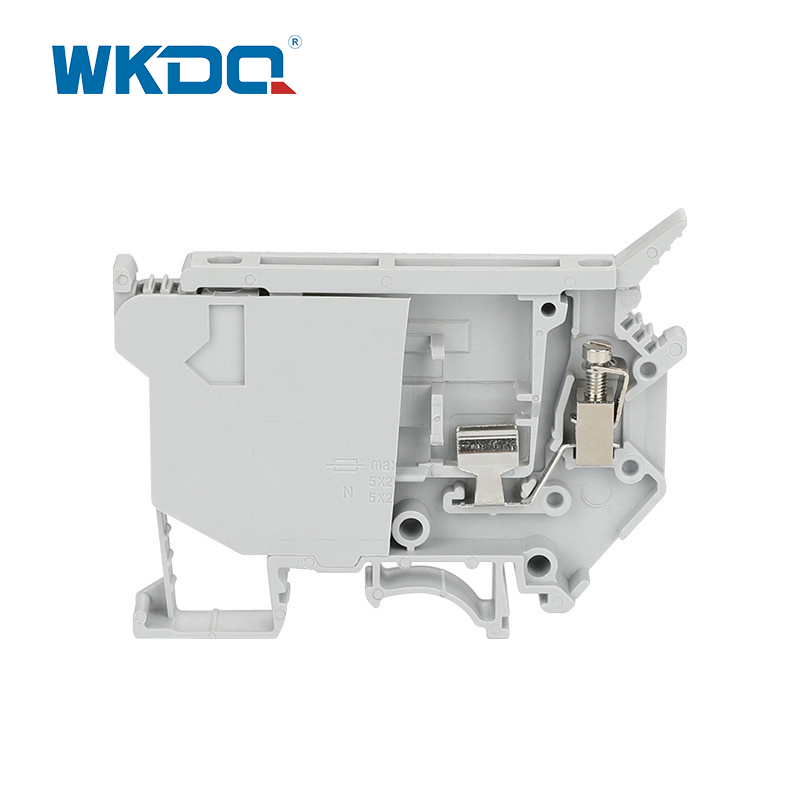 JUK 5-HESILED Pirinç Metal Vidalı Terminal Bloğu, Yalıtımlı Terminal Bloğu