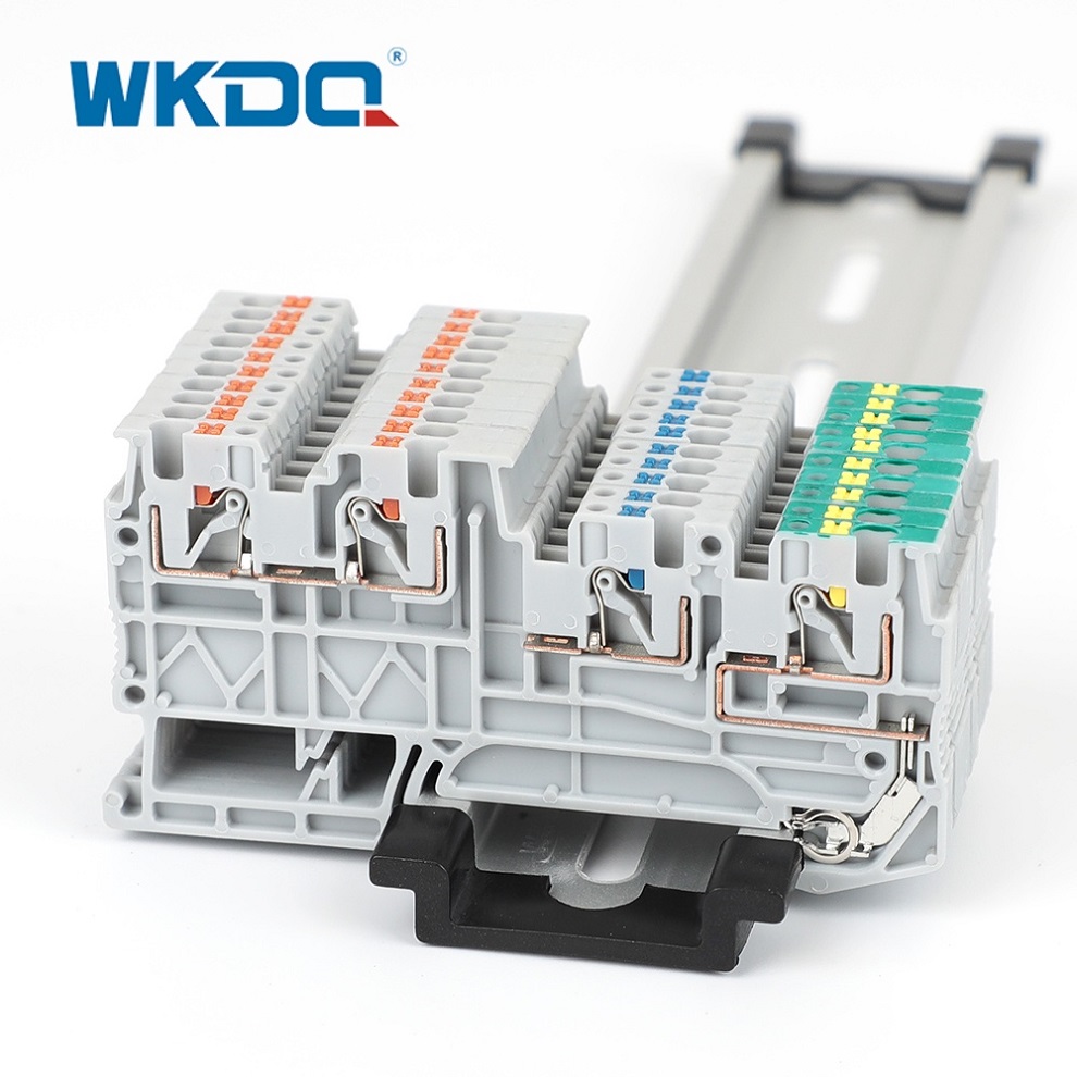 PTIO1.5/S/3 PE İtmeli Bağlantı Topraklama Terminal Bloğu Sensör Aktüatörü
