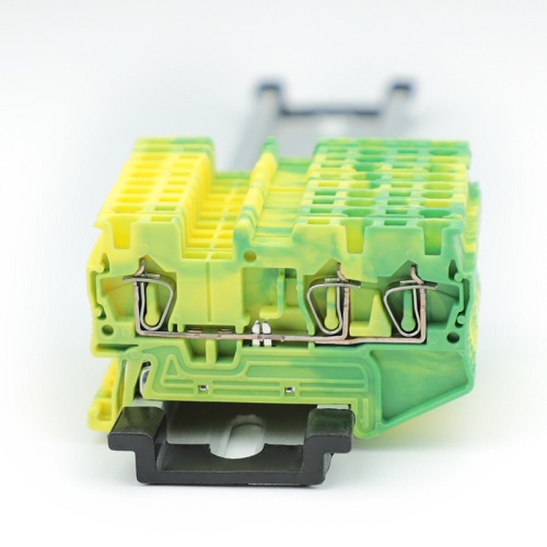 ST1.5-TW-PE 1.5mm2 Yay Kafesi Vidasız PE Dünya Terminal Bloğu